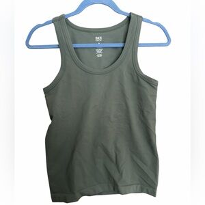 BKE Olive Green Stretchy Tank Top S/M